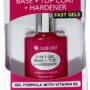 Nail-Aid 3-in-1 Gel Base + Top + Hardener, Clear, 0.55 Fluid Ounce
