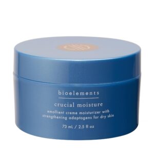 Bioelements Crucial Moisture - 2.5 fl oz - Emollient Cream Facial Moisturizer for Dry Skin - Improve Fine Lines - Vegan, Gluten Free - Never Tested on Animals - Image 1