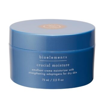 Bioelements Crucial Moisture – 2.5 fl oz – Emollient Cream Facial Moisturizer for Dry Skin – Improve Fine Lines – Vegan, Gluten Free – Never Tested on Animals