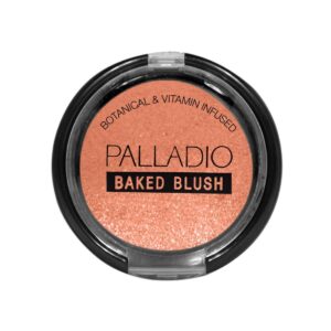 Palladio Baked Blush, Highly Pigmented Shimmery Formula, Easy to Blend & Highly Buildable, Apply Dry for a Natural Glow or Wet for a Dramatic Luminous - Image 2