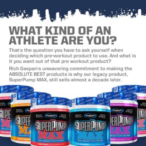 Gaspari Nutrition SuperPump MAX, The Ultimate Pre Workout Powder, Sustained Energy Preworkout, Nitric Oxide Booster, Muscle Growth, Recovery & Replenishes Electrolytes (40 Serving, Grape Cooler) - Image 5