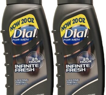 Dial for Men Body Wash, Infinite Fresh, 20 Fluid Ounce (Pack of 2)
