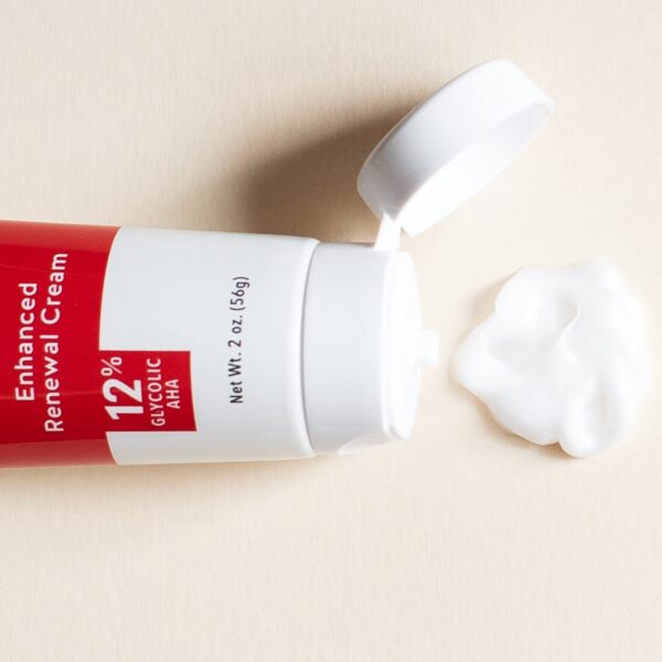 Alpha Skin Care Enhanced Renewal Cream | Anti-Aging Formula | 12% Glycolic Alpha Hydroxy Acid (AHA) | Reduces the Appearance of Lines & Wrinkles | For - Image 2
