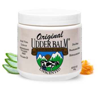 Unscented Original Udder Balm for Cracked Dry Skin 16 Fl Oz