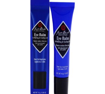 Jack Black Eye Balm De-Puffing & Cooling Gel, 0.56 Ounce