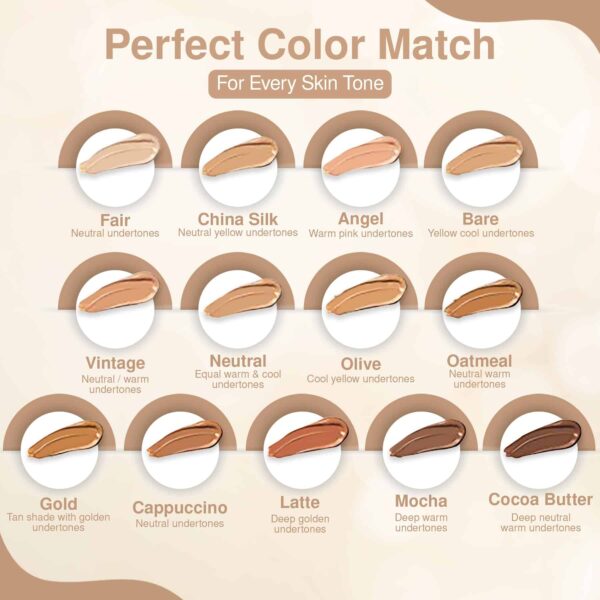Frankie Rose Cosmetics Matte Perfection Foundation Makeup ? Long-Lasting, Hydrating Foundation for Semi-Matte Finish - Foundation Full Coverage for Al - Image 6