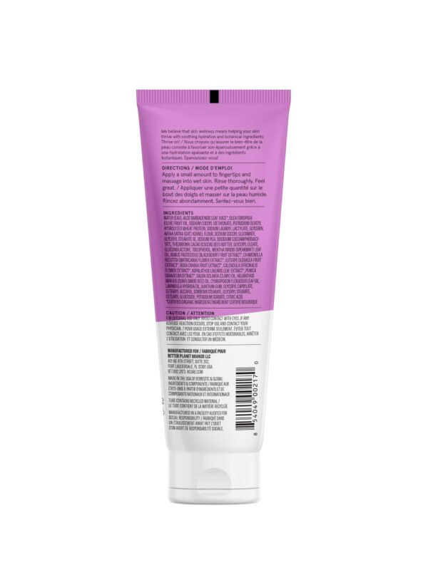 Acure Radically Rejuvenating Cleansing Cream - Foaming Creamy Facial Cleanser - Moisturizing Benefits of Olive Oil, Cocoa Butter and the Soothing Deep - Image 4
