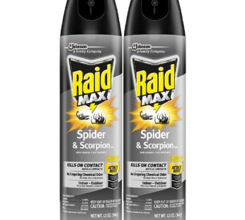 Raid Max Max Spider & Scorpion Killer – 12 oz – 2 pk