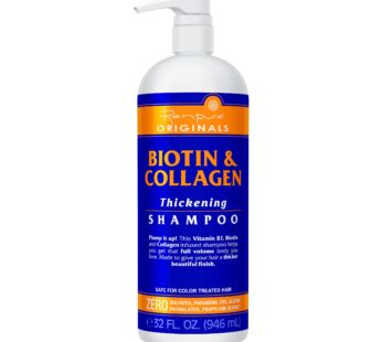 Renpure Originals Biotin & Collagen Thickening Shampoo, 32 Fl Oz (Pack of 1)