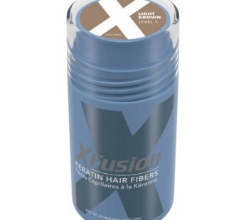 XFusion Keratin Hair Fibers – Light Brown (15g)