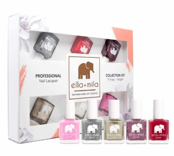 ella+mila Professional Nail Polish Set – Quick Dry Nail Polish – Long-Lasting & Chip Resistant Nail Polish Kit (Dream Collection B – 6 Pack – 0.45 fl