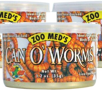 Zoo Med Laboratories Can O Worms, 1.2oz Cans (3 Pack)