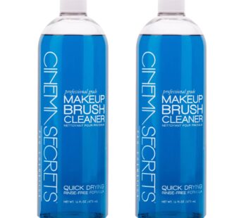 Cinema Secrets Professional Makeup Brush Cleaner, 16 fl oz pack of 2, Vanilla