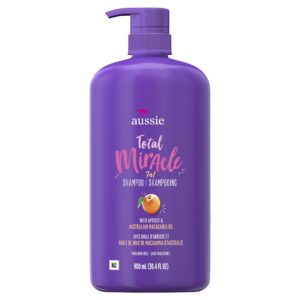 Aussie Total Miracle Shampoo, 30.4 Fluid Ounce, Pack of 4 - Image 1