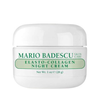 Mario Badescu Elasto-Collagen Night Cream, Anti Aging Collagen Cream for Dry or Sensitive Skin, Facial Skin Care Infused with Vitamin E Moisturizer, 1