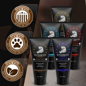 Bossman Beard Conditioner Variety Pack - Softener and Moisturizer Beard Grooming Care Kit for Men - Beard Cream and Lotion - Made in USA - 6 Scents - Image 3