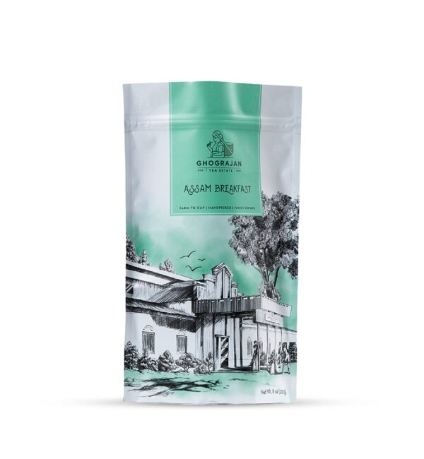 Assam Breakfast High Caffeine Loose Black Tea from India (200+ Cups) - Fresh Harvest - Perfect for Strong Morning Milk Tea Or Indian Chai Tea - Farm2C