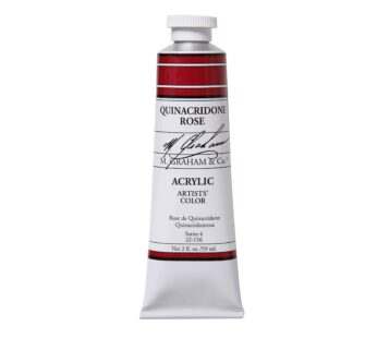 M. Graham & Co. 22-156 M. Graham 2-Ounce Tube Acrylic Paint, Quinacridone Rose