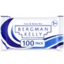 BERGMAN KELLY Hotel Soap Bars (White Tea, 1 oz, 100 PK), Travel Size Luxury Bulk Amenities Bar Soap, Small Individually Wrapped Rectangular Soap, Smal