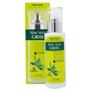 Grisi Aloe Vera Cream, Moisturizing Cream for all skin types enriched with Aloe Vera, Face Cream to Moisturize and Regenerate your skin, Keep Natural - Image 1