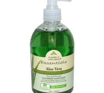 Clearly Natural Liquid Hand Soap with Aloe Vera – 12 oz