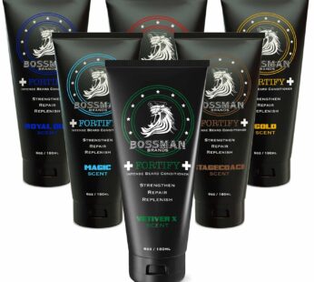 Bossman Beard Conditioner Variety Pack – Softener and Moisturizer Beard Grooming Care Kit for Men – Beard Cream and Lotion – Made in USA – 6 Scents