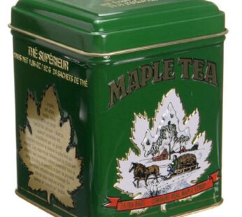 Maple Tea, 24 Tea Bags in a Decorative Metal Tin. A Fantastic Holiday Gift.