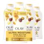 Olay Ultra Moisture Shea Butter Body Wash with B3 Complex - 22 Fl Oz (Pack of 4)