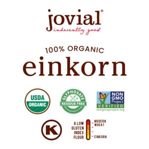 Tropical Traditions Jovial Spaghetti Einkorn Pasta | Organic Whole Grain Spaghetti | Non-GMO | High Protein | Low Carbs | Kosher | Delicious Pasta | M - Image 5