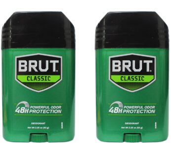 BRUT Deodorant Stick Classic Fragrance 2.25 oz (Pack of 2)