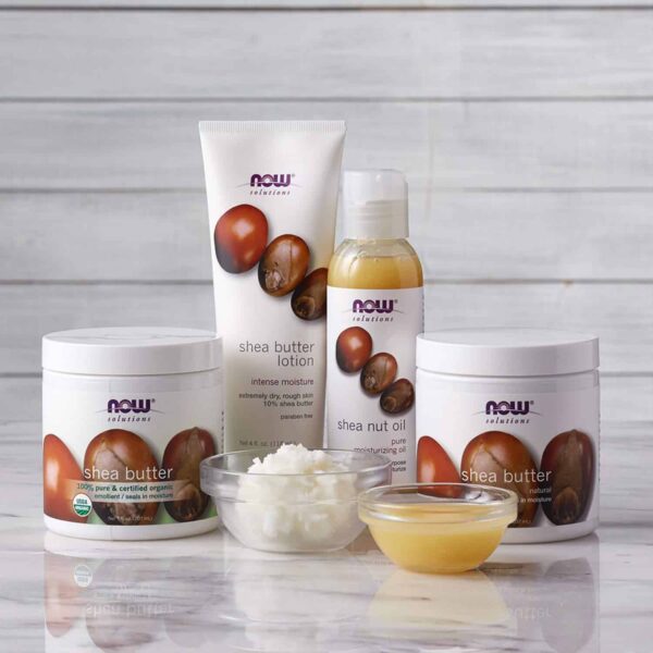 NOW Solutions, Shea Butter Lotion, Intense Moisture for Extremely Dry Rough Skin, 4-Ounce - Image 4