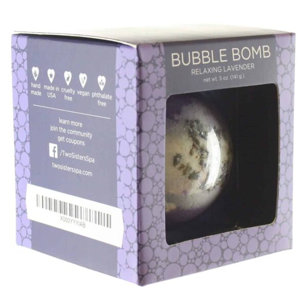 Two Sisters Lavender Bubble Bath Bombs for Women, Teens & Kids - Romantic Purple Bath Bomb - Incredible Scent, USA Made, Kids Safe Ingredients, Won't - Image 4