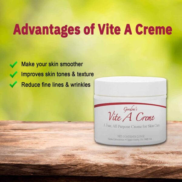 Gordon's Vite A Creme -2.5 Oz- All-Purpose Skin Care By Gordon Laboratories - Image 6