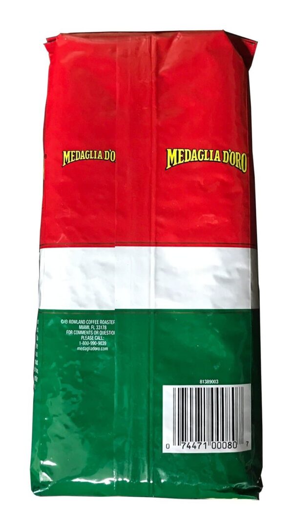 Medaglia D'Oro Whole Bean Italian Roast Espresso Coffee, 17 Ounce - Image 4