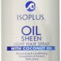 Isoplus Oil Sheen Light Hair Spray With Coconut Oil 2 Oz