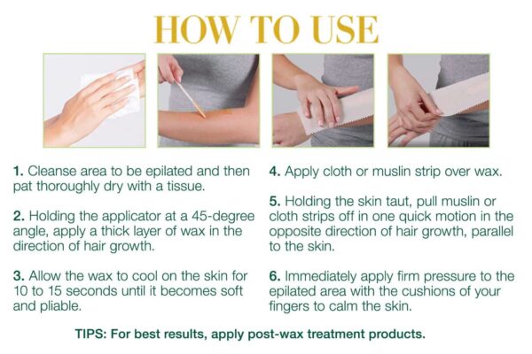 Clean + Easy Original Wax, All-Purpose Soft Hair Removal Wax, Great For Any Hair Type, 14 oz - Image 5