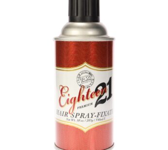 18.21 Man Made Premium Hair Spray for Men, All-Day Flexible Hold, 10 oz. – Styling Hairspray with Matte Finish, Sweet Tobacco Scent – Professional, No