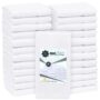 24 Pcs (2 Dozen) White 16x27 Inch Cotton Blend Economy Hand Towels Salon/Gym/Hotel Super use Absorbent Best for Kitchen,Janitorial,Home use Towels
