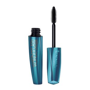 Rimmel London Wonder'Lash Mascara, Conditioning, Lightweight Feel, Waterproof, 001, Waterproof Black, 0.2oz - Image 1