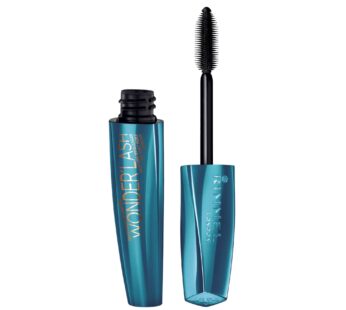 Rimmel London Wonder’Lash Mascara, Conditioning, Lightweight Feel, Waterproof, 001, Waterproof Black, 0.2oz