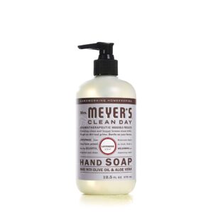 Mrs. Meyer's Hand Soap, Made with Essential Oils, Biodegradable Formula, Lavender, 12.5 Fl. Oz - Image 2