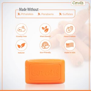 CAROT?S Beauty Soap 80gr - Formulated to Clean and Refresh Skin, with Carrot Oil, Glycerin, Beta Carotene, Vitamin A, and Olive Oil - Image 3