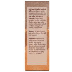 Ambi Skincare Black Soap with Shea Butter, 3.5 Oz (Pack of 6) - Image 3