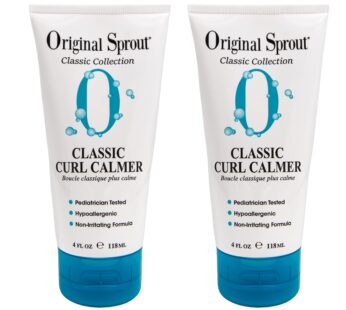 Original Sprout Classic Curl Calmer. Safe Hair Care. Curly Hair Moisturizer and Hair Strengthener. 4 Ounces. 2 Pack. (Packaging May Vary)