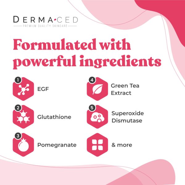 Redness Redux - Advanced Facial & Skin Redness Support Serum - EGF, Aloe Vera, Sea Kelp & More - Calming Redness Serum - Image 4