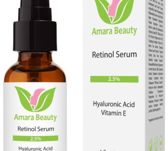 Retinol Serum 2.5% with Hyaluronic Acid & Vitamin E, 1 fl. oz.