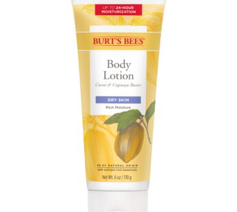Burt?s Bees Butter Body Lotion for Dry Skin with Cocoa & Cupua?u, 6 Oz (Package May Vary)