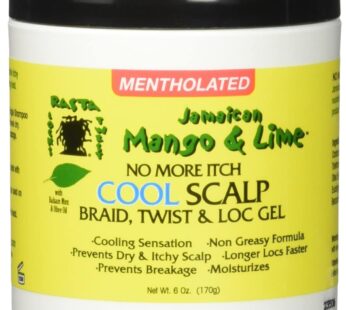 Jamaican Mango & Lime No More Itch Cool Scalp Braid Twist & Lock Gel, 6 Oz