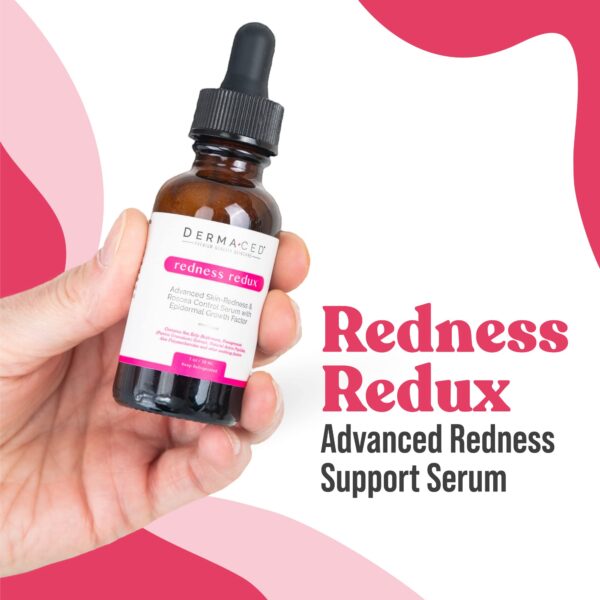 Redness Redux - Advanced Facial & Skin Redness Support Serum - EGF, Aloe Vera, Sea Kelp & More - Calming Redness Serum - Image 2