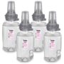 GOJO Antibacterial Foam Handwash, Plum Fragrance, 700 mL Foam Hand Soap Refill ADX-7 Push-Style Dispenser (Pack of 4) - 8712-04